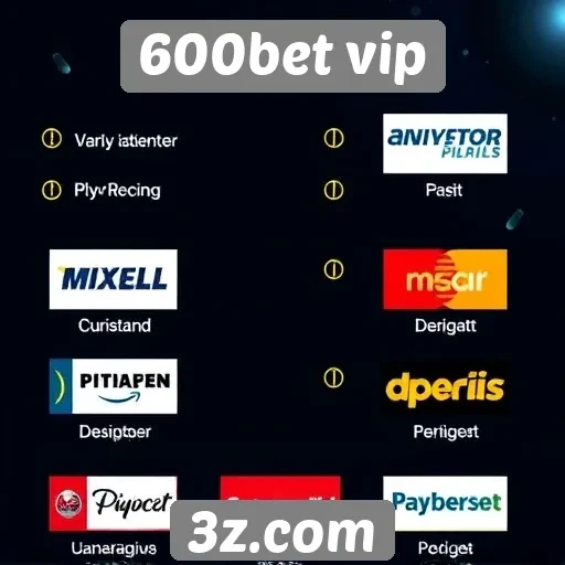 Métodos de pagamento aceitos no 600bet vip